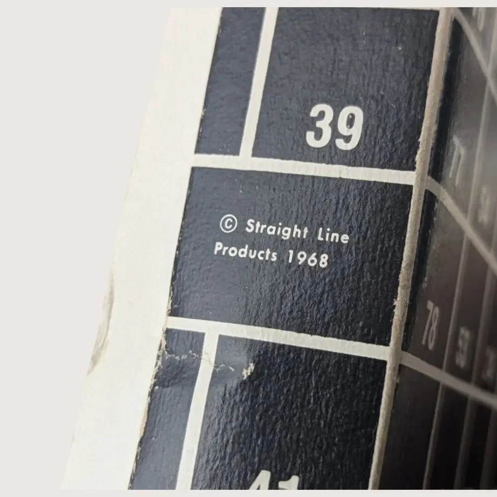 1968 Five Straight Peg Board Game